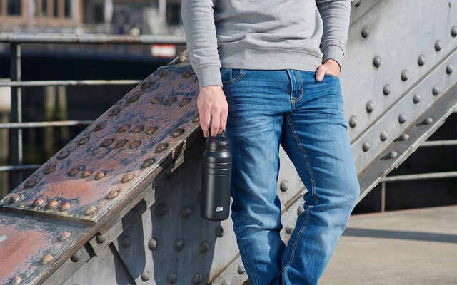 Esbit Majoris Bouteille Isolante En Acier Inoxydable Noire 700 Ml – Image 6