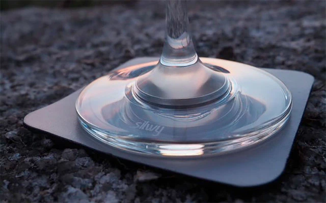 Verres à Champagne Aimantés Silwy 0,25l Avec Sous-verre (lot De 2) – Image 4