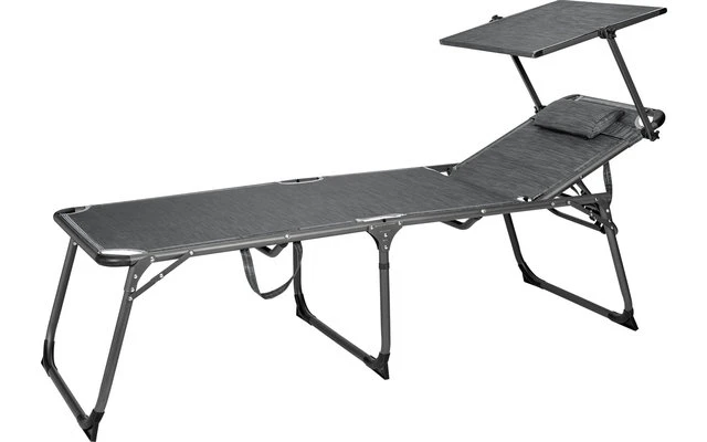 Berger Slimline Trépied Set De Chaises Longues 2 Pièces Anthracite