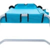 Disc-O-Bed Kid-O-Bed Lit Simple Cadre Rond Sans Poche Latérale - Bleu