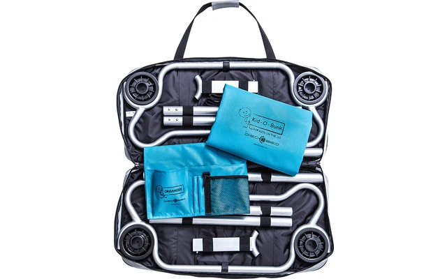 Disc-O-Bed Kid-O-Bed Lit Simple Cadre Rond Sans Poche Latérale - Bleu – Image 2