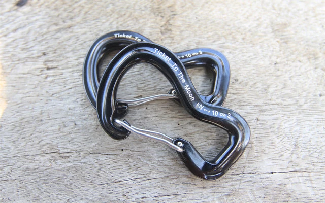 Ticket To The Moon Aluminium 10kN Mousqueton En Aluminium 2 Pièces – Image 3