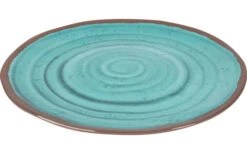 Bo-Camp Assiettes En Mélamine Set 4 Pièces Gris/ Brun