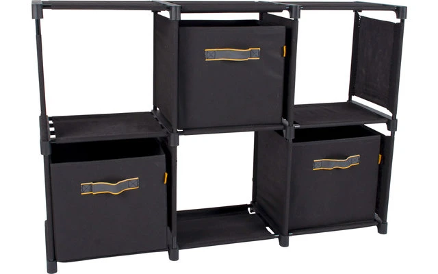 Bo-Camp Industrial Zwart Commode Avec 3 Boîtes De Rangement – Image 2