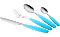 Gimex Set De Couverts En Acier Inoxydable 4 Pcs. Rainbow Bleu