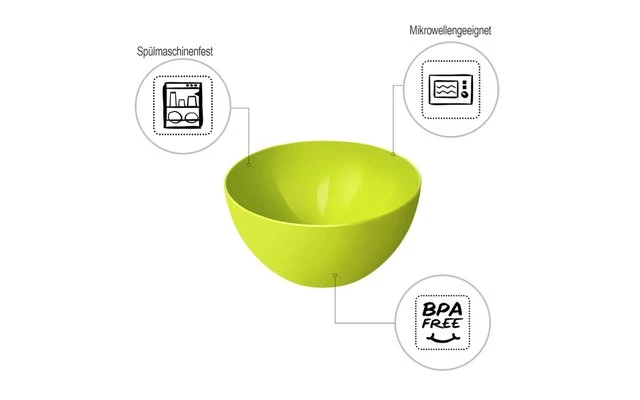 Rotho Caruba Saladier Petit 23 Cm Vert – Image 2