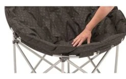 Outwell Casilda Chaise Demi-lune XL Noire