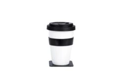 Silwy Porcelaine TO-GO-CUP Incl. Dessous De Verre