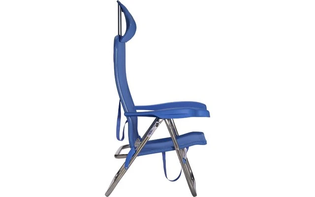 Crespo AL-205 Beach Chair Chaise De Plage Compacte Grise – Image 2