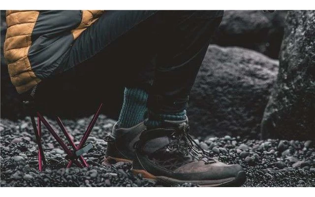 Robens Geographic Tabouret Pliant Argent Gris – Image 5