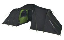 High Peak Como 4.0 Tente Dôme Pour 4 Personnes Gris Foncé/vert 230 X 450 Cm