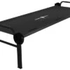 Disc-O-Bed Single L Lit Simple D'extérieur Et De Camping Noir