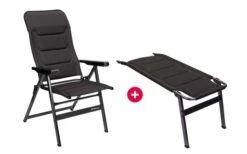 Berger Novara Fauteuil Pliant Avec Repose-jambes SET
