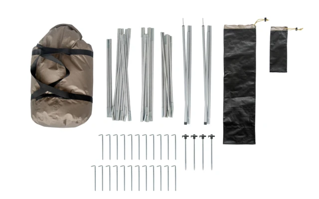 Tambu Nihaita 5 Personnes Tente Tunnel Familiale Marron – Image 2