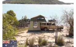 Tente De Toit Gordigear 165 Plus Pour 3 Personnes Avec Auvent 165 X 320 Cm Gris