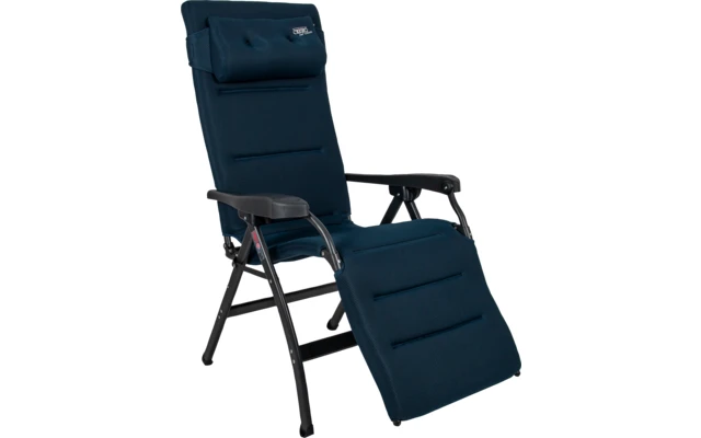 Crespo AP 242 Air Deluxe Fauteuil Relax Ergonomique Bleu Foncé