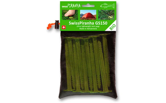 Piquet De Tente SwissPiranha GS150 Vert 15 Cm Seul – Image 2