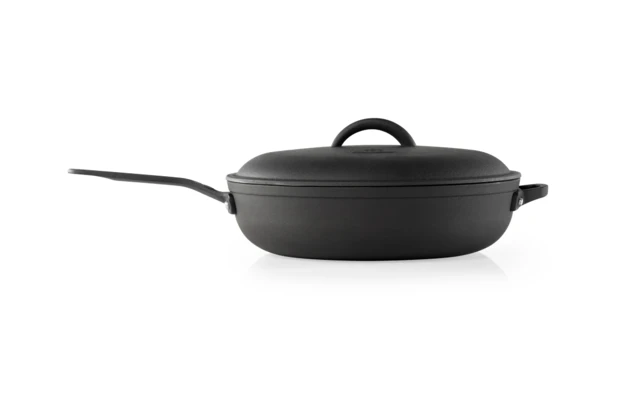 GSI Guidecast Poêle à Frire En Fonte Avec Couvercle 30 Cm – Image 3