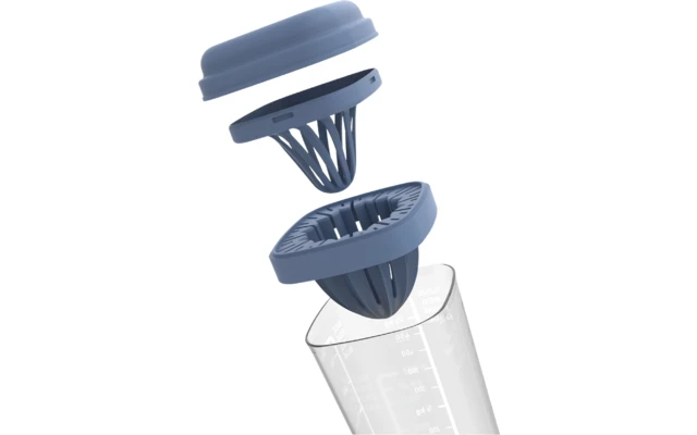 Rotho Loft Shaker 5 In 1 Gourde 1 Litre Bleu Horizon â Image 6