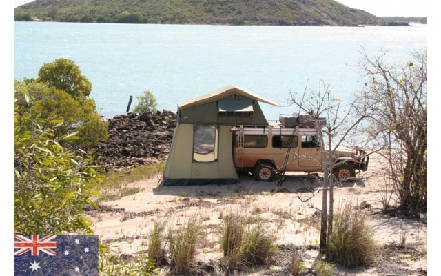 Gordigear Tente De Toit 140 Plus Pour 2 Personnes Avec Auvent 140 X 320 Cm Gris