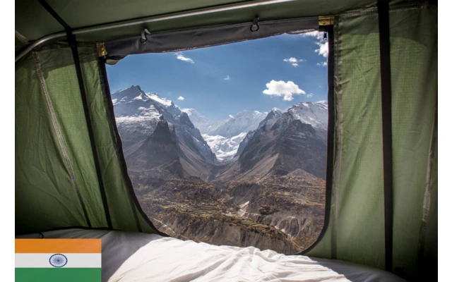 Tente De Toit Gordigear 180 Plus Pour 4 Personnes Avec Auvent 180 X 320 Cm Gris – Image 2